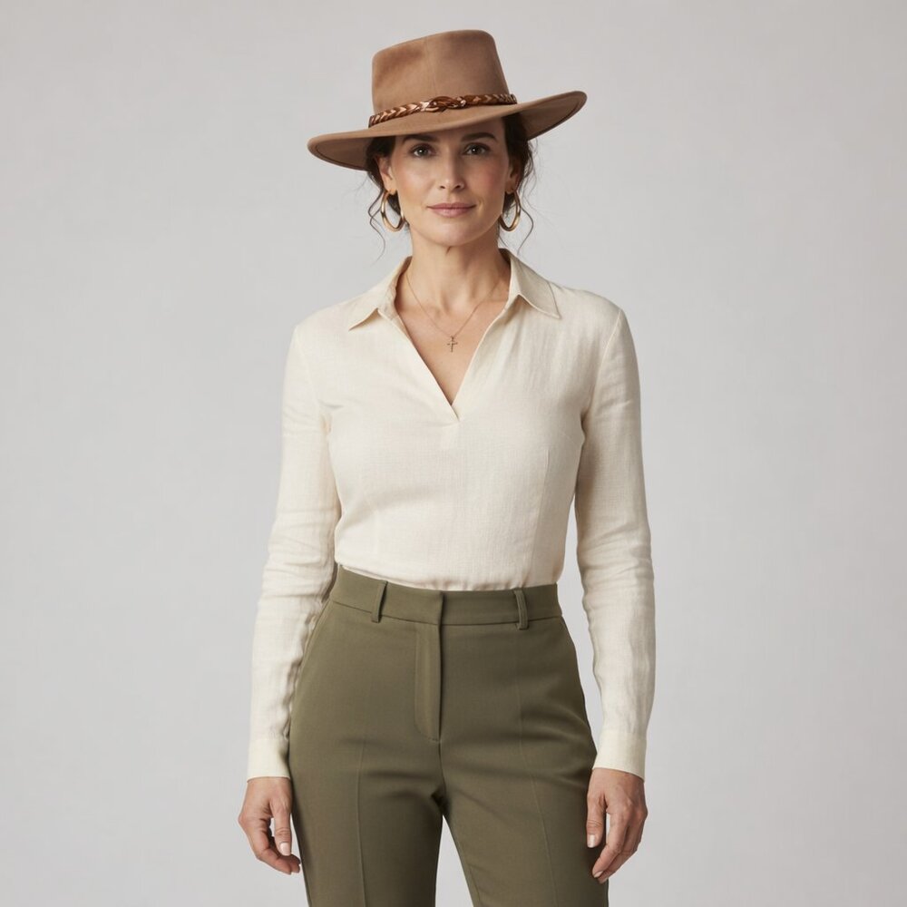 Australian Outback Leather Crusher Hat - Picture 4 of 16